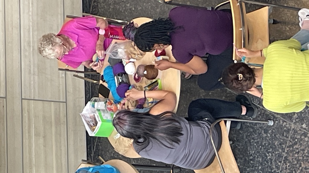 Crochet Microbes Community Event Summer 2024